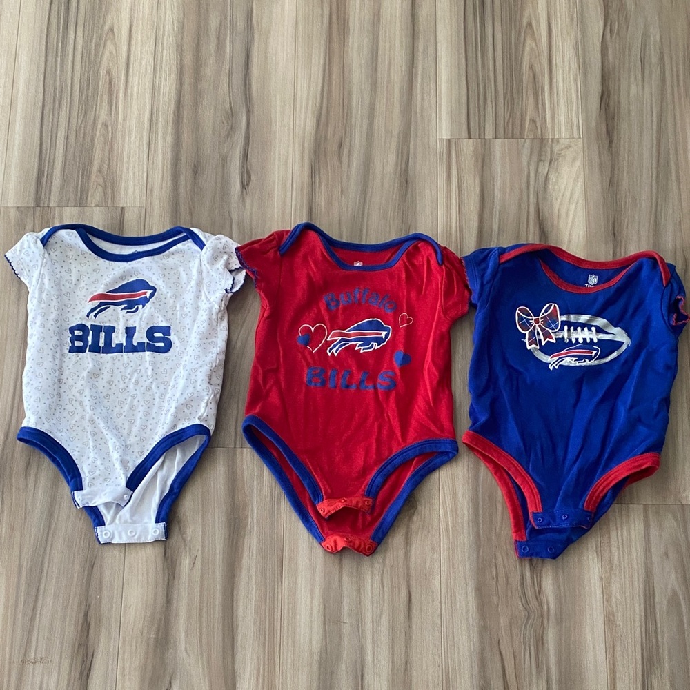 NFL 18 month Buffalo Bills Girls' Onesies